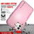 Punkcase for iPhone 12 Mini Belt Clip Multilayer Holster Case [Patron Series] [Pink] (Color in image: Navy)