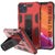 Punkcase iPhone 12 Pro Max Case [ArmorShield Series] Military Style Protective Dual Layer Case Red (Color in image: red)