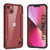 Punkcase iPhone 13 ravenger Case Protective Military Grade Multilayer Cover [Red] (Color in image: Red)