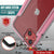 Punkcase iPhone 13 Mini ravenger Case Protective Military Grade Multilayer Cover [Rose-Gold] (Color in image: Red)