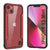 Punkcase iPhone 13 Mini ravenger Case Protective Military Grade Multilayer Cover [Red] (Color in image: Red)
