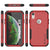 Punkcase for iPhone XR Belt Clip Multilayer Holster Case [Patron Series] [Red-Black] (Color in image: Mint)