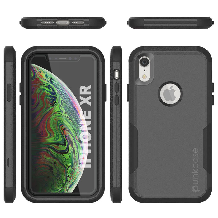 Punkcase for iPhone XR Belt Clip Multilayer Holster Case [Patron Series] [Black] (Color in image: Mint-Pink)