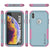 Punkcase for iPhone XS Max Belt Clip Multilayer Holster Case [Patron Series] [Mint-Pink] (Color in image: Navy)