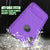 iPhone XS Max Waterproof Case, Punkcase [KickStud Series] Armor Cover [Purple] (Color in image: Teal)