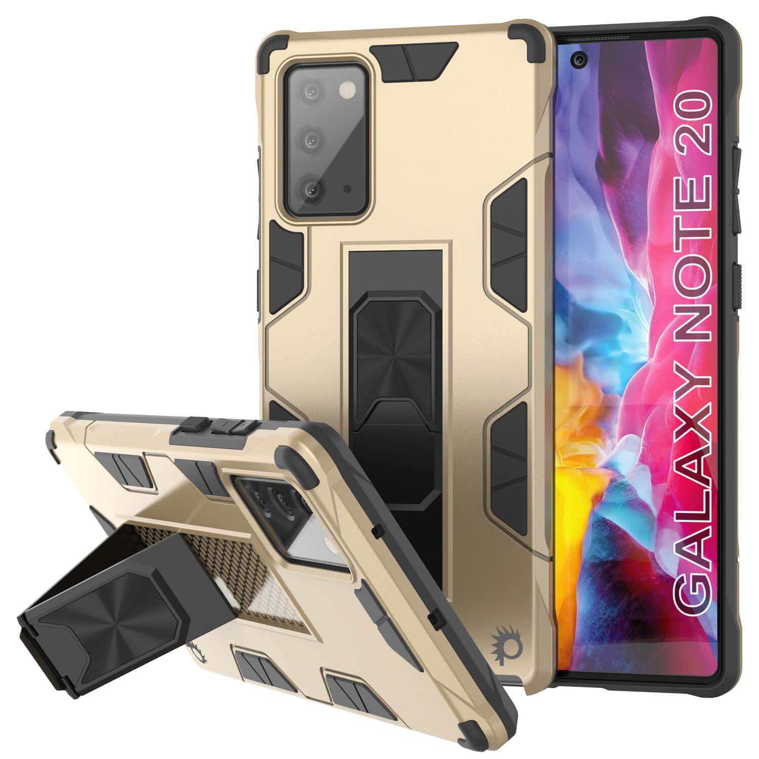 Punkcase Note 20 Case [ArmorShield Series] Military Style Protective Dual Layer Case Gold (Color in image: Gold)