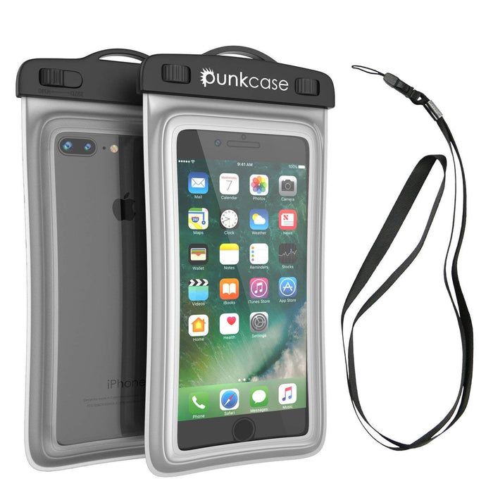 Waterproof Phone Pouch, PunkBag Universal Floating Dry Case Bag for most Cell Phones [Clear] (Color in image: Clear)