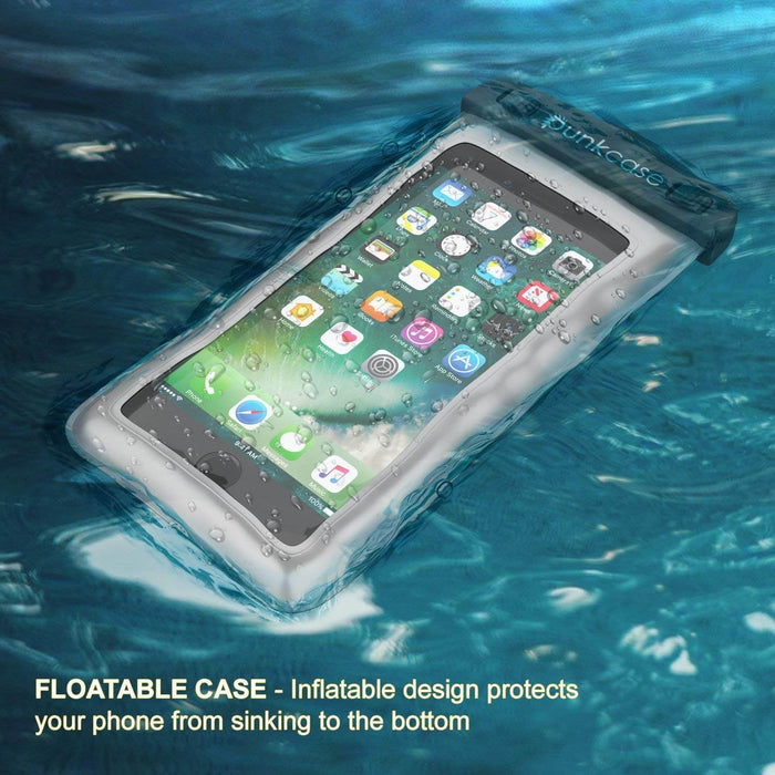 Waterproof Phone Pouch, PunkBag Universal Floating Dry Case Bag for most Cell Phones [Clear] (Color in image: Pink)