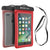 Waterproof Phone Pouch, PunkBag Universal Floating Dry Case Bag for most Cell Phones [Red] (Color in image: Red)