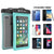Waterproof Phone Pouch, PunkBag Universal Floating Dry Case Bag for most Cell Phones [Teal] (Color in image: Black)