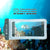 Waterproof Phone Pouch, PunkBag Universal Floating Dry Case Bag for most Cell Phones [White] (Color in image: Clear)