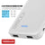 PunkCase Wireless PowerBank Battery Pack for iPhone X/XS/Max/XR / 11/10, iPad, Samsung Galaxy S10 / S9 and Many More [White] 