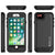 PunkJuice iPhone 7 Battery Case Black - Waterproof Slim Power Juice Bank with 2750mAh 