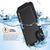 PunkJuice iPhone X Battery Case, Waterproof, IP68 Certified [Ultra Slim] [Black] (Color in image: gold)