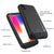 PunkJuice iPhone X Battery Case, Waterproof, IP68 Certified [Ultra Slim] [Black] (Color in image: rosegold)