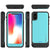 PunkJuice iPhone X Battery Case, Waterproof, IP68 Certified [Ultra Slim] [Teal] 