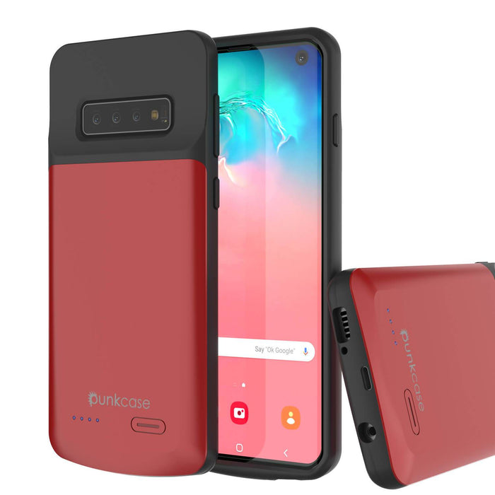 PunkJuice S10 Battery Case Red - Fast Charging Power Juice Bank with 4700mAh (Color in image: Red)