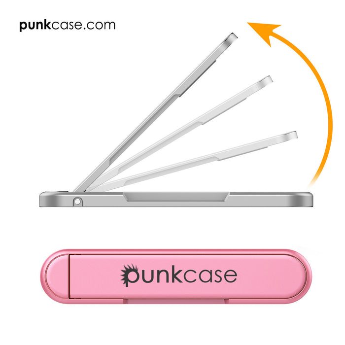 PUNKCASE FlickStick Universal Cell Phone Kickstand for all Mobile Phones & Cases with Flat Backs, One Finger Operation (Pink) (Color in image: Rose Gold)