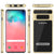 Galaxy S10 Case, PUNKcase [LUCID 3.0 Series] [Slim Fit] Armor Cover w/ Integrated Screen Protector [Gold] (Color in image: Silver)