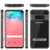 Galaxy S10e Case, PUNKcase [LUCID 3.0 Series] [Slim Fit] Armor Cover w/ Integrated Screen Protector [Grey] (Color in image: Silver)