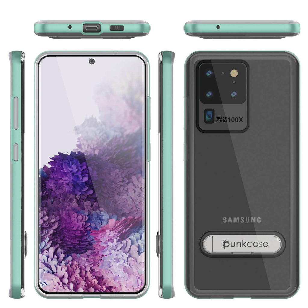 Galaxy S20 Ultra Case, PUNKcase [LUCID 3.0 Series] [Slim Fit] Armor Cover w/ Integrated Screen Protector [Teal] (Color in image: Rose Gold)