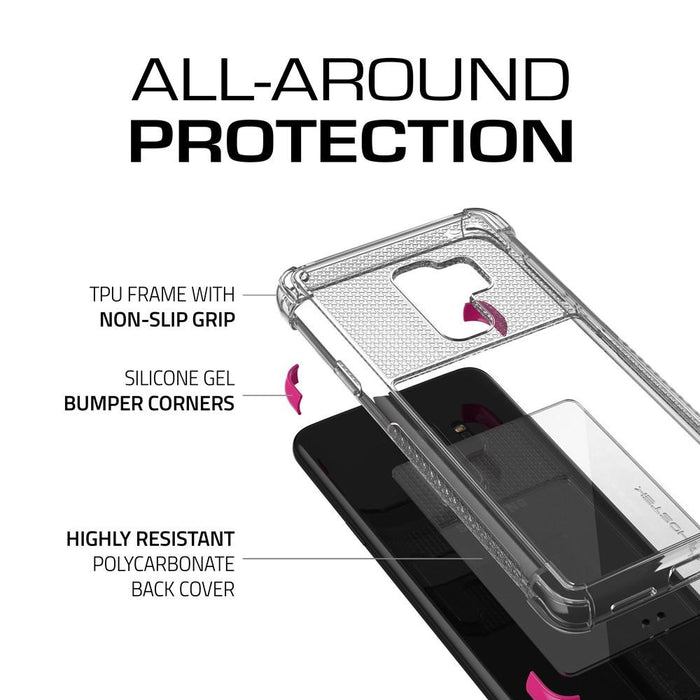 Galaxy S9+ Plus Case | Covert 2 Series | [Pink] (Color in image: White)