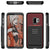Galaxy S9 Protective Wallet Case | Exec 2 Series [Red] (Color in image: Black)