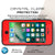 iPhone SE (4.7") Waterproof Case, Punkcase [Red] [StudStar Series] [Slim Fit] [IP68 Certified]  [Dirtproof] [Snowproof] (Color in image: light blue)