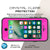 iPhone SE (4.7") Waterproof Case, Punkcase [Pink] [StudStar Series] [Slim Fit][IP68 Certified]  [Dirtproof] [Snowproof] (Color in image: red)