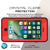 iPhone 8+ Plus Waterproof Case, Punkcase [StudStar Series] [Red] [Slim Fit] [Shockproof] [Dirtproof] [Snowproof] Armor Cover (Color in image: light green)