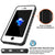 iPhone 8 Waterproof IP68 Case, Punkcase [White] [StudStar Series] [Slim Fit] [IP68 Certified]] [Dirtproof] [Snowproof] (Color in image: teal)