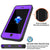 iPhone SE (4.7") Waterproof Case, Punkcase [Purple] [StudStar Series] [Slim Fit][IP68 Certified]  [Dirtproof] [Snowproof] (Color in image: teal)