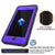 iPhone 7+ Plus Waterproof IP68 Case, Punkcase [Puple] [StudStar Series] [Slim Fit] [Dirtproof] (Color in image: teal)