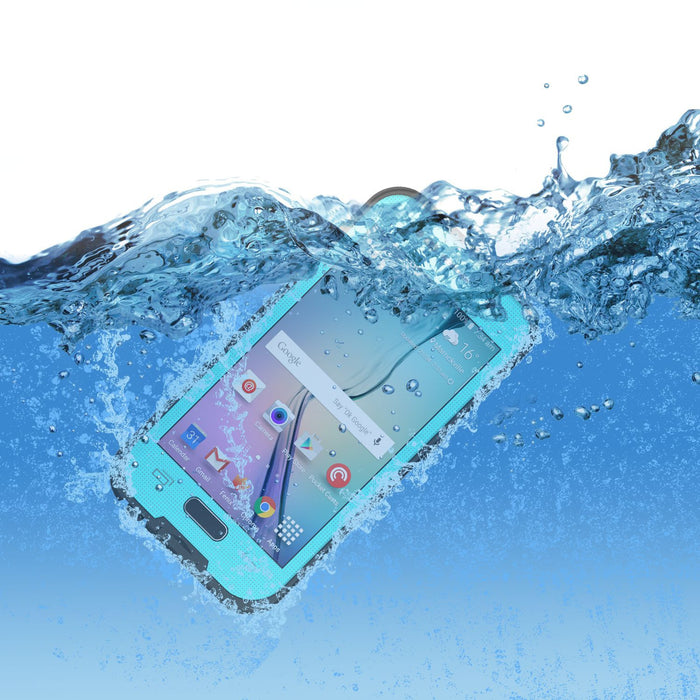 Galaxy S6 Waterproof Case, Punkcase SpikeStar Teal Water/Shock/Dirt/Snow Proof | Lifetime Warranty (Color in image: yellow)