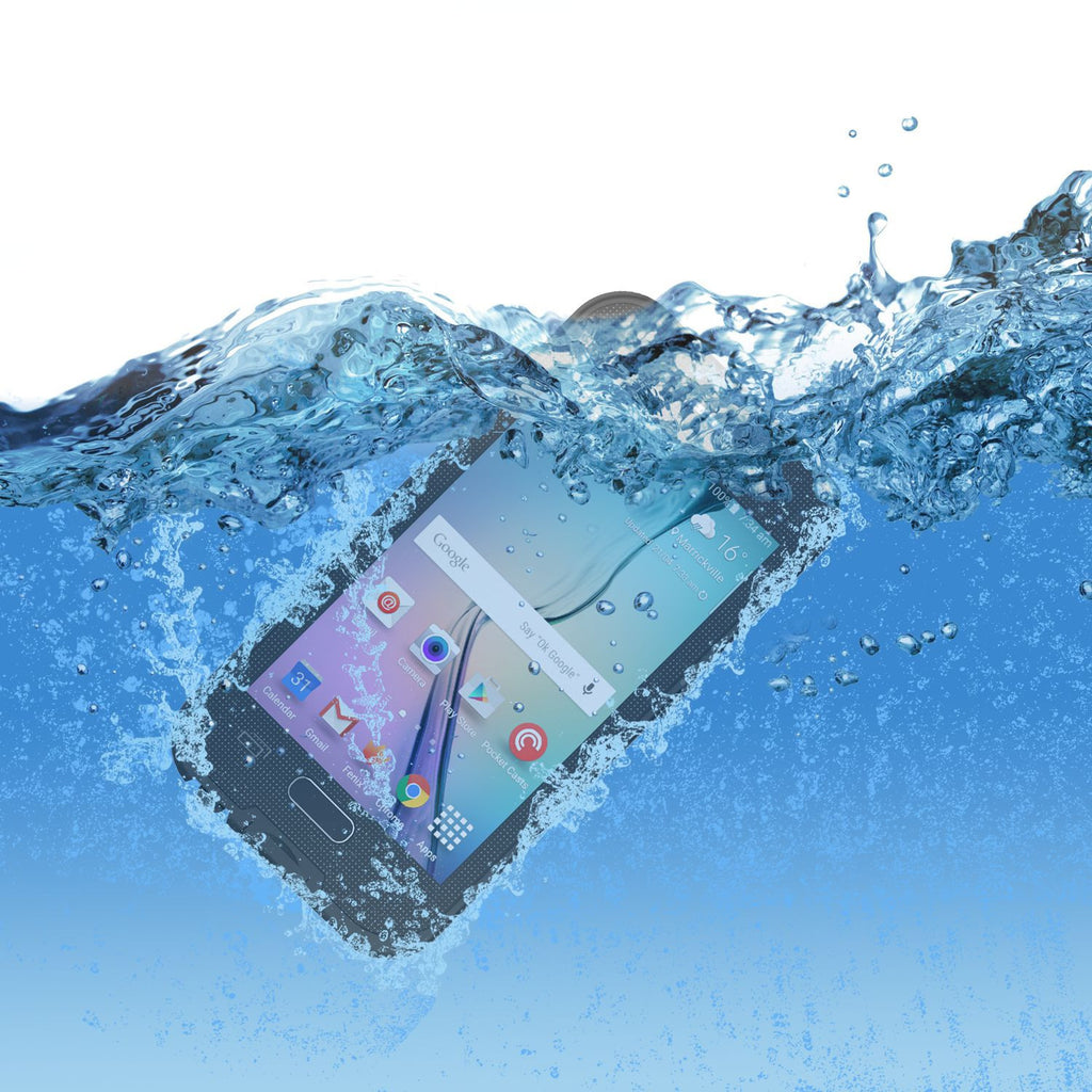 Galaxy S6 Waterproof Case, Punkcase SpikeStar Black Water/Shock/Dirt/Snow Proof | Lifetime Warranty (Color in image: yellow)