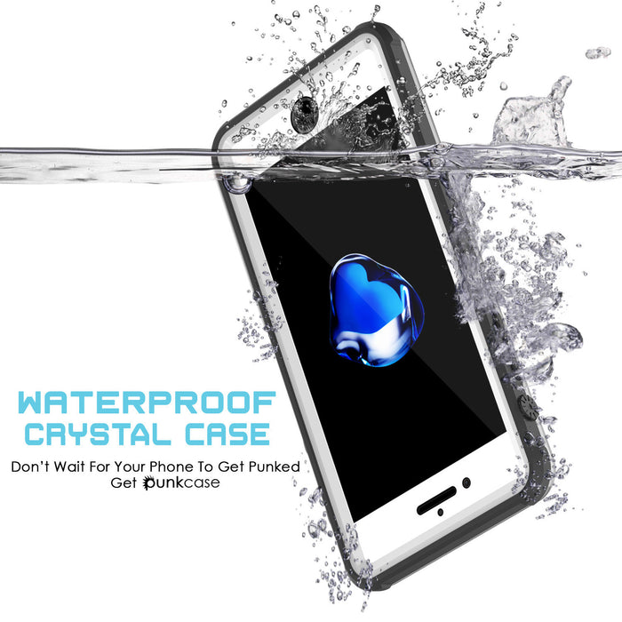 WATERPROOF CRYSTAL CASE Don't Wait For Your Phone To Get Punked Get Punkcase (Color in image: red)