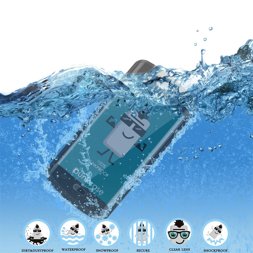 Galaxy S6 EDGE Plus Waterproof Case, Punkcase StudStar Black Shock/Dirt Proof | Lifetime Warranty (Color in image: purple)