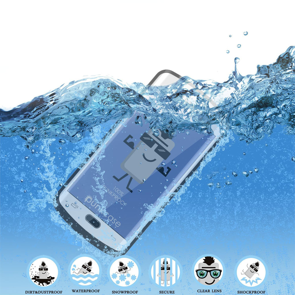 Galaxy S6 EDGE Plus Waterproof Case, Punkcase StudStar White Shock/Dirt Proof | Lifetime Warranty (Color in image: purple)
