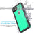 iPhone 7 Waterproof IP68 Case, Punkcase [Teal] [StudStar Series] [Slim Fit] [Dirtproof] [Snowproof] (Color in image: light blue)