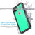 iPhone SE (4.7") Waterproof Case, Punkcase [Teal] [StudStar Series] [Slim Fit] [IP68 Certified]] [Dirtproof] [Snowproof] (Color in image: light blue)