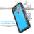 iPhone 7+ Plus Waterproof IP68 Case, Punkcase [Light Blue] [StudStar Series] [Slim Fit] [Dirtproof] (Color in image: light green)