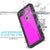 iPhone 8+ Plus Waterproof Case, Punkcase [StudStar Series] [Pink] [Slim Fit] [Shockproof] [Dirtproof] [Snowproof] Armor Cover (Color in image: light green)