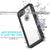 iPhone 7+ Plus Waterproof IP68 Case, Punkcase [White] [StudStar Series] [Slim Fit] [Dirtproof] (Color in image: teal)