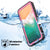 iPhone X Waterproof IP68 Case, Punkcase [Pink] [StudStar Series] [Slim Fit] [Dirtproof] (Color in image: light blue)