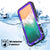 iPhone X Waterproof IP68 Case, Punkcase [Purple] [StudStar Series] [Slim Fit] [Dirtproof] (Color in image: pink)
