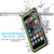 iPhone 6+/6S+ Plus Waterproof Case, PUNKcase CRYSTAL Light Green  W/ Attached Screen Protector (Color in image: black)